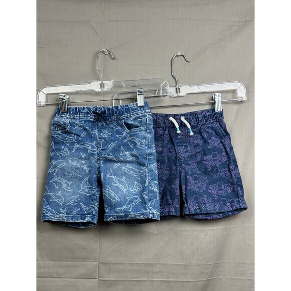 Toddler Boy Shorts Bundle Octopus Sharks, Size 3T - Picture 6 of 7